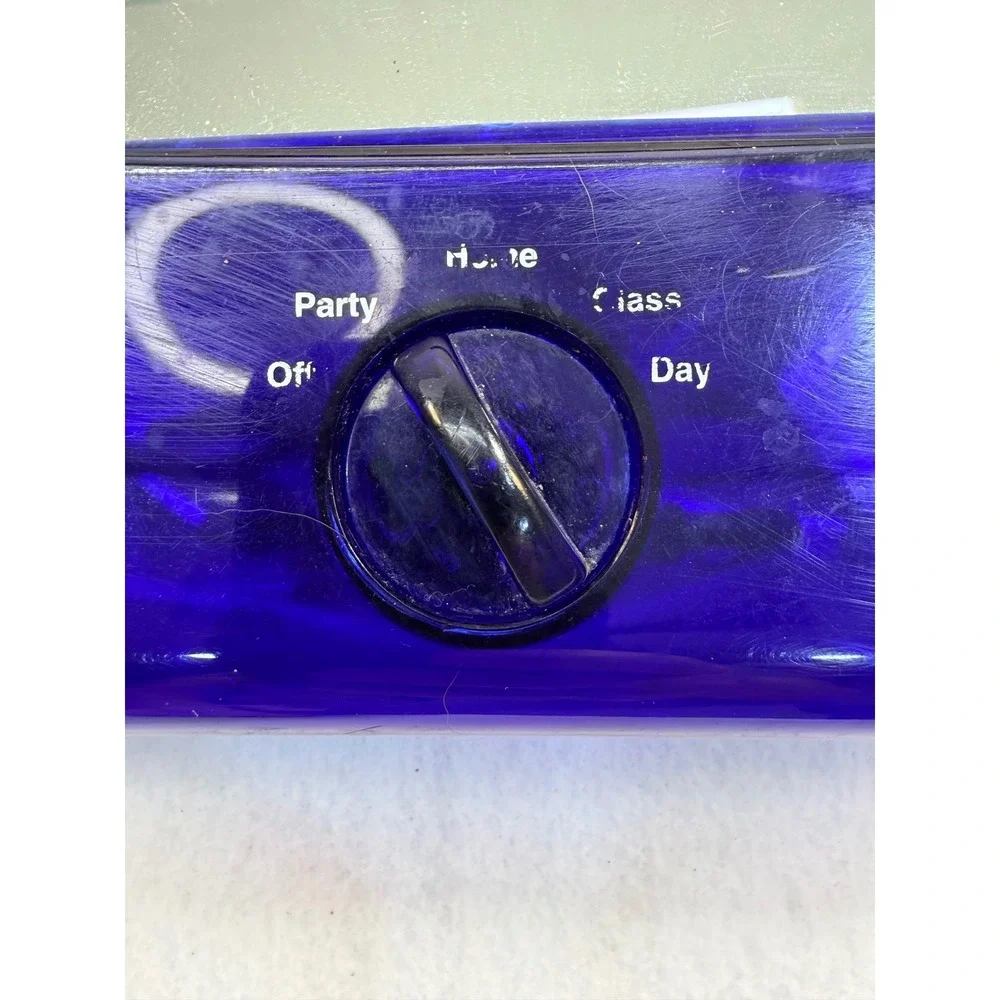 Conair Lighted Makeup Mirror Translucent Blue Y2K 4 Settings Day Office Home